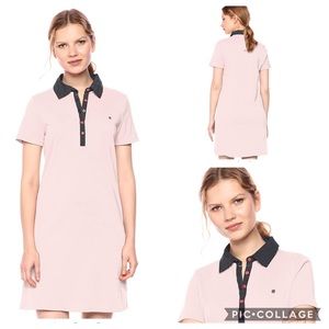 Tommy Hilfiger polo dress with polka dot collar